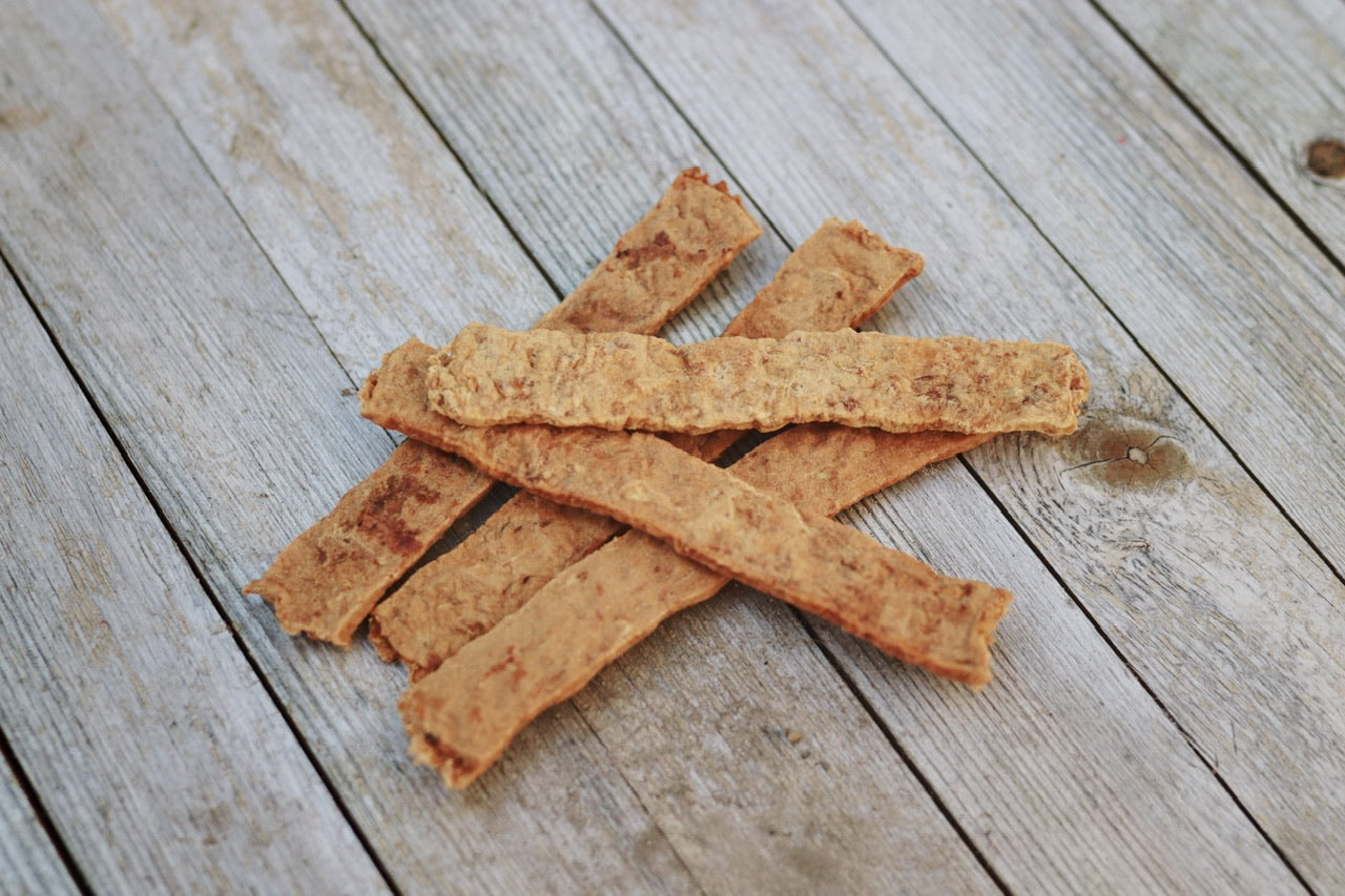 Straußenfleisch Sticks Probierstück