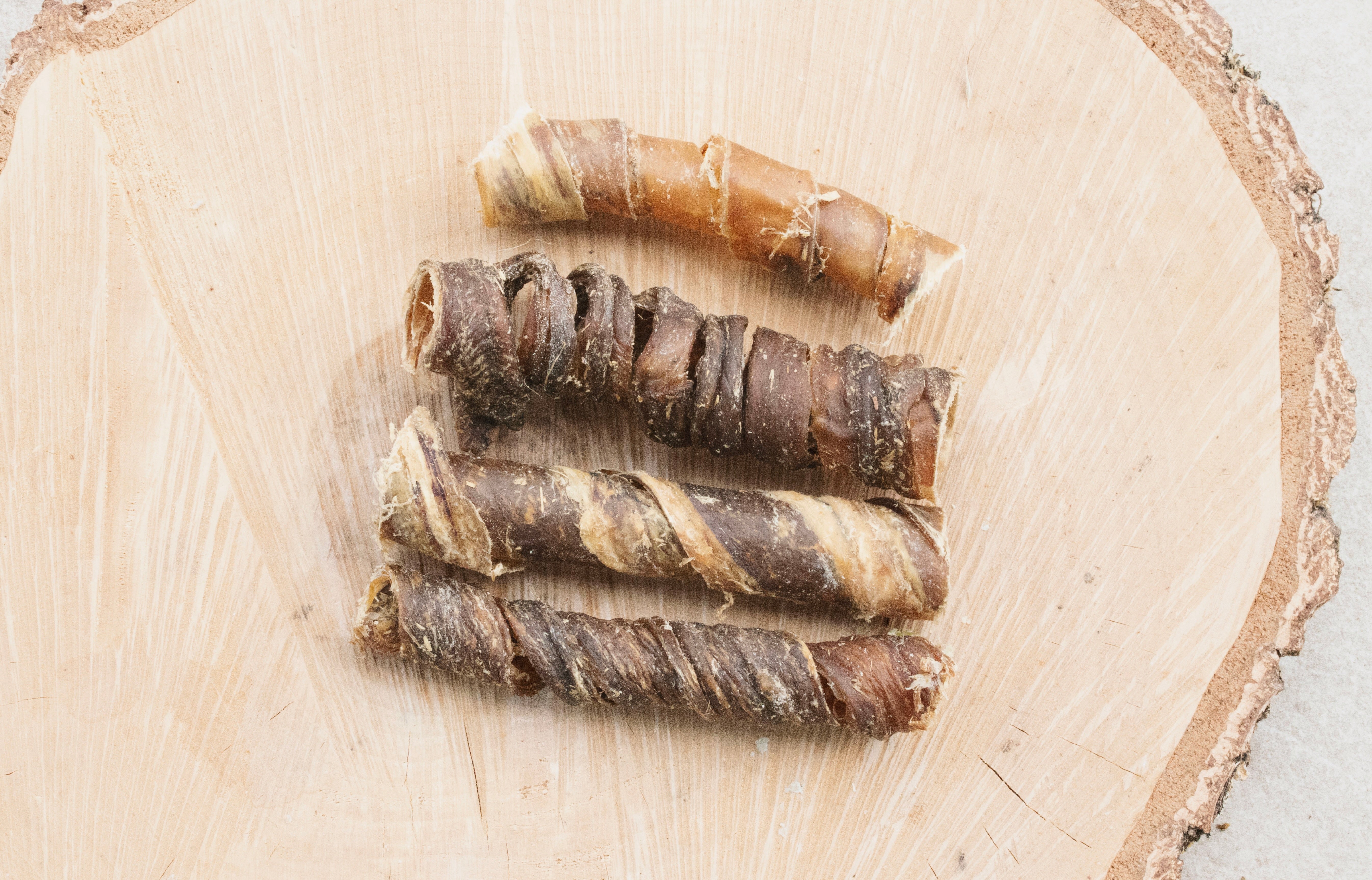 Rinderdörrfleisch gedreht