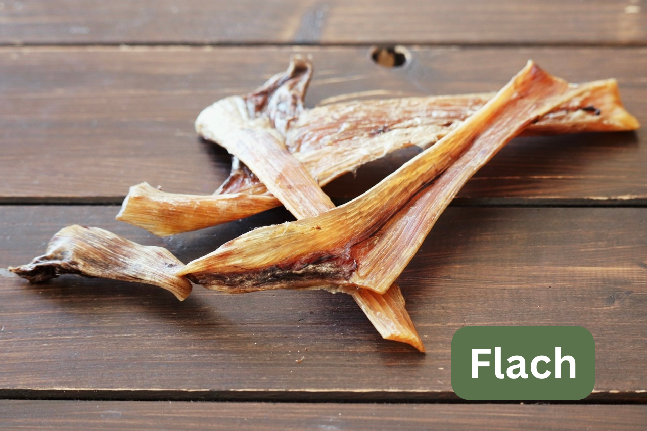 Straußensehnen Probierstück